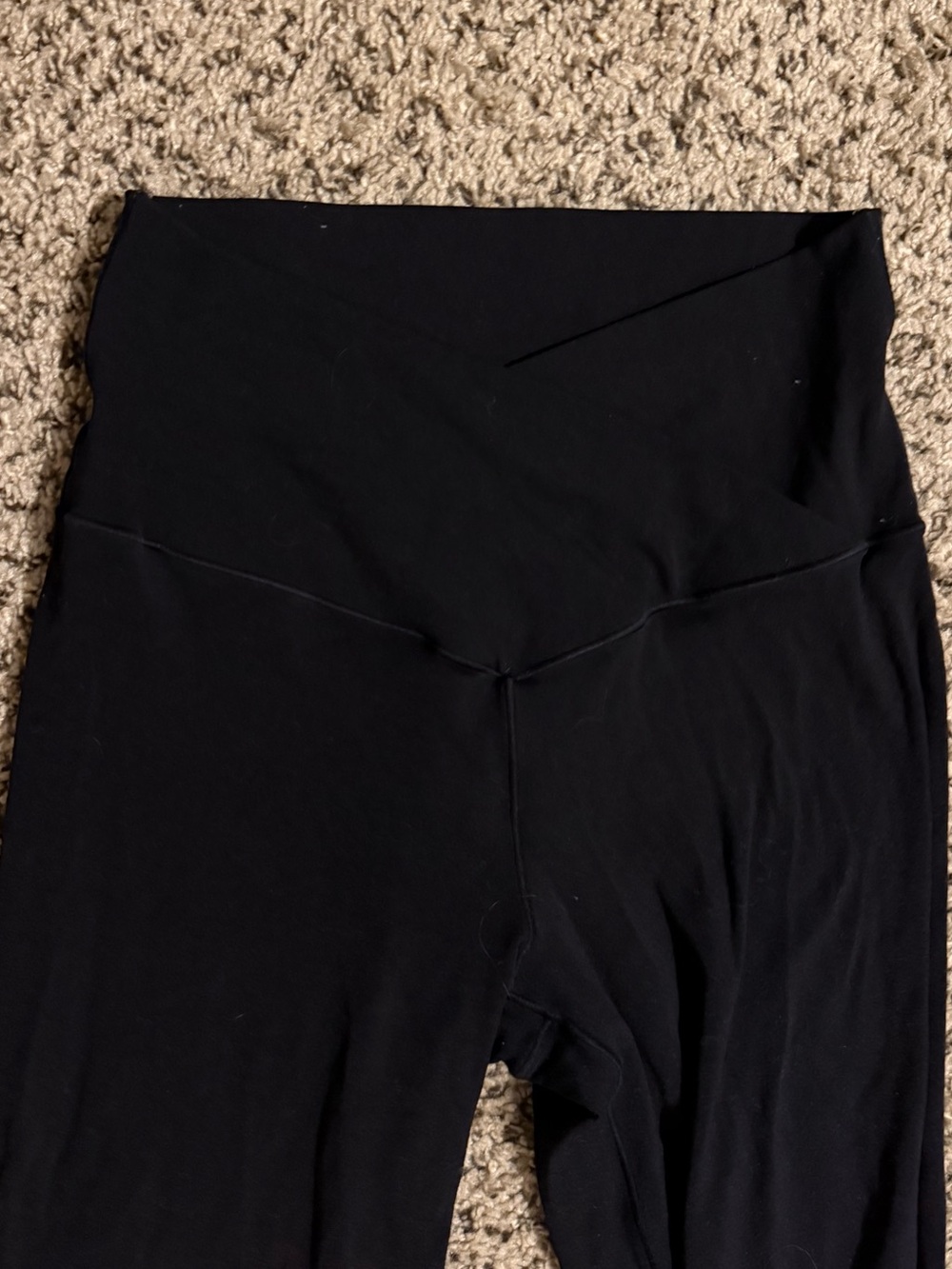 OFFLINE by Aerie ‘Real Me’ High Waist Crossover Black Flare Yoga Pants - Picture 3 of 4